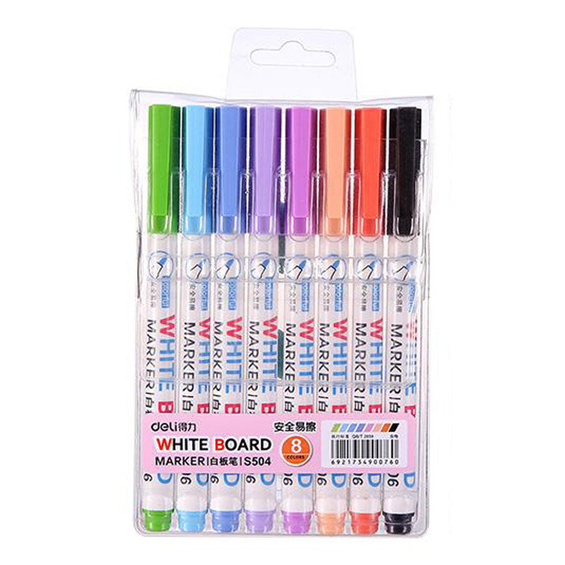 MARKER WHITEBOARD SLIM SET 8 BUCATI DELI MARKER WHITEBOARD SLIM SET 8 BUCATI DELI